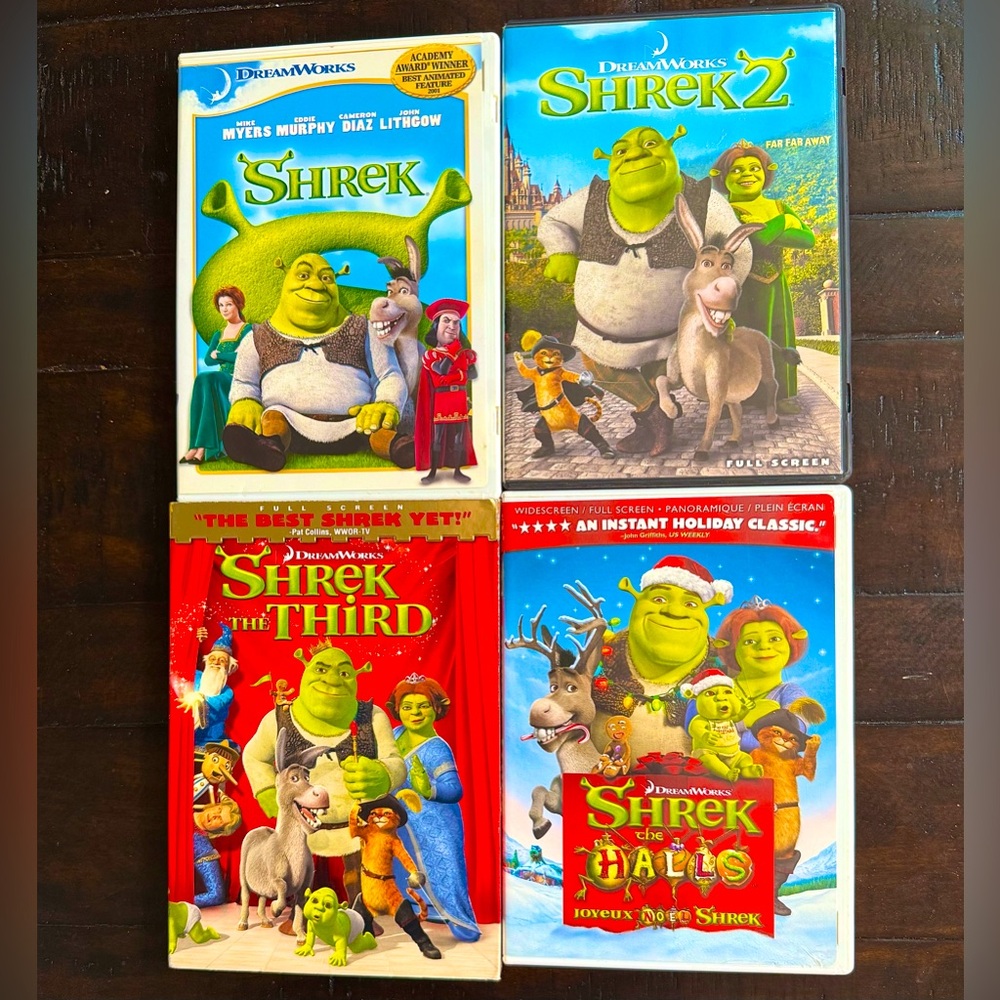 Shrek Movies - DVD Collection (Set of 4)